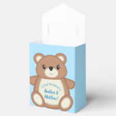 Blue Teddy Bear Geschenkschachtel (Geöffnet)