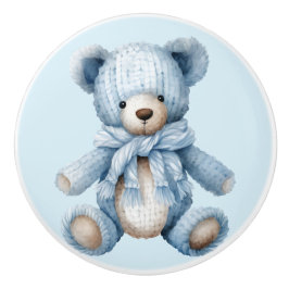 Blue Teddy Bear Keramikknauf