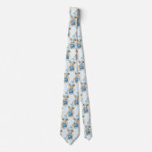 Blue Teddy Bear Krawatte (Vorderseite)