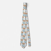 Blue Teddy Bear Neck Tie Krawatte (Vorderseite)