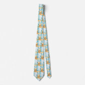 Blue Teddy Bear Neck Tie Krawatte (Vorderseite)