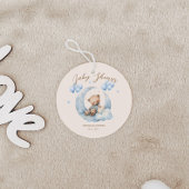 Blue Teddy Bear Stars Baby Dusche Geschenkanhänger