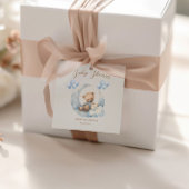 Blue Teddy Bear Stars Baby Dusche Geschenkanhänger