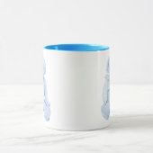 Blue Teddy Bear Tasse (Zentrum)