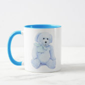 Blue Teddy Bear Tasse (Links)