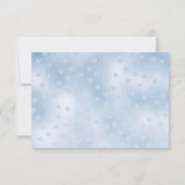 Blue Teddy Bear Vielen Dank Card Dankeskarte (Rückseite)