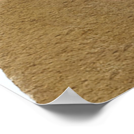 Blue Teddy wir können frühzeitig abwarten Baby Dus Poster (Ecke)