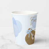 Blue Teddy wir können frühzeitig abwarten Twins Ba Pappbecher (Rechts)