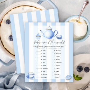 Blue Tee Party - Baby auf der ganzen Welt
