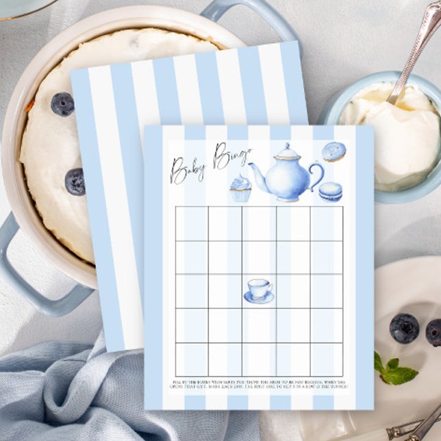 Blue Tee Party - Baby-Bingo-Spiel (Von Creator hochgeladen)