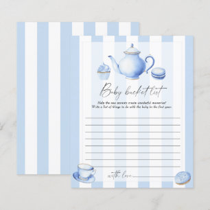 Blue Tee Party - Baby Eimer List Game
