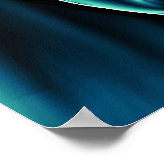 Blue Teeth Bite & Gums Zahnarzt Orthodontist Poste Poster (Ecke)