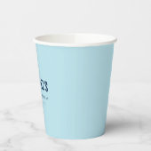 Blue Tennis Inspiriert Birthday Paper Cup Pappbecher (Links)
