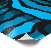 Blue Tentacle Poster (Ecke)