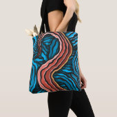 Blue Tentacle Tasche (Von Nahem)