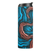 Blue Tentacles Thermosbecher (Nach links gedreht)