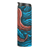 Blue Tentacles Thermosbecher (Nach rechts gedreht)