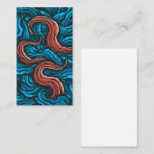 Blue Tentacles Visitenkarte (Vorne/Hinten)