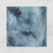 Blue Terracotta Fall Babydusche Windelwanne Begleitkarte (Rückseite)