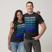 Blue Text Trance T-Shirt (Unisex)