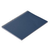 Blue Texture 6.5" x 8.75" Classic Notebook Notizblock (Linke Seite)