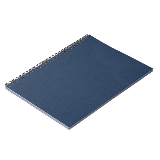 Blue Texture 6.5" x 8.75" Classic Notebook Notizblock (Linke Seite)