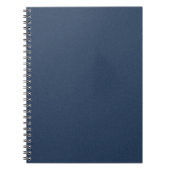 Blue Texture 6.5" x 8.75" Classic Notebook Notizblock (Vorderseite)