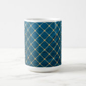 BLUE TEXTURE SIEHT MIT GOLD DIAMOND PATTER AUS KAFFEETASSE (Mittel)