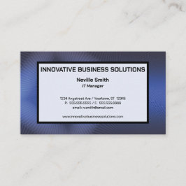 Blue Texture Technology High Tech IT Visitenkarte