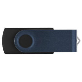 Blue Textured Clip USB Flash Drive