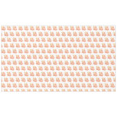 Blue Textured Hand gezeichnet Bridal Bouquet Tischdecke (Vorderseite (Horizontal))