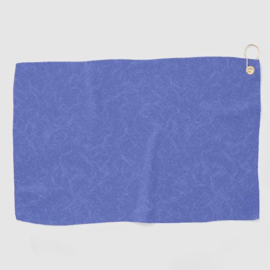 Blue textured pattern with swirling cloud golfhandtuch (Horizontal)