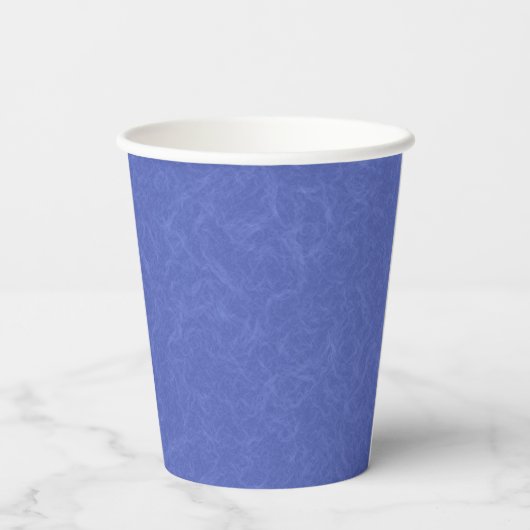 Blue textured pattern with swirling cloud pappbecher (Rückseite)