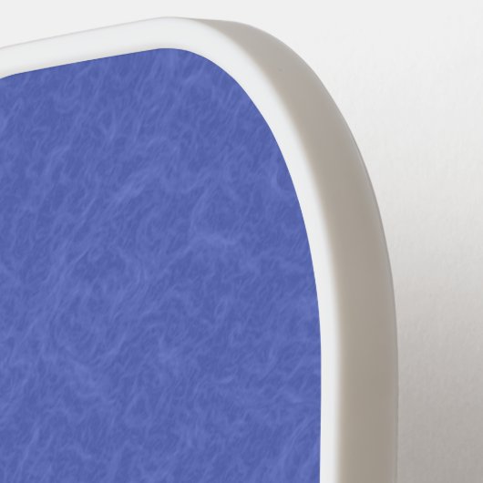 Blue textured pattern with swirling cloud pickleball schläger (Linke Seite)