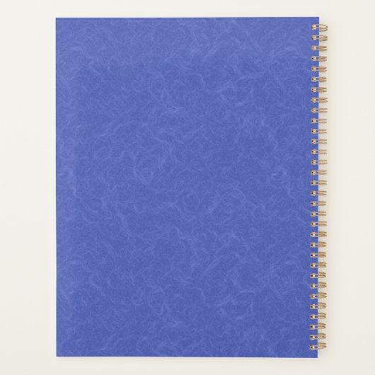Blue textured pattern with swirling cloud planer (Rückseite)