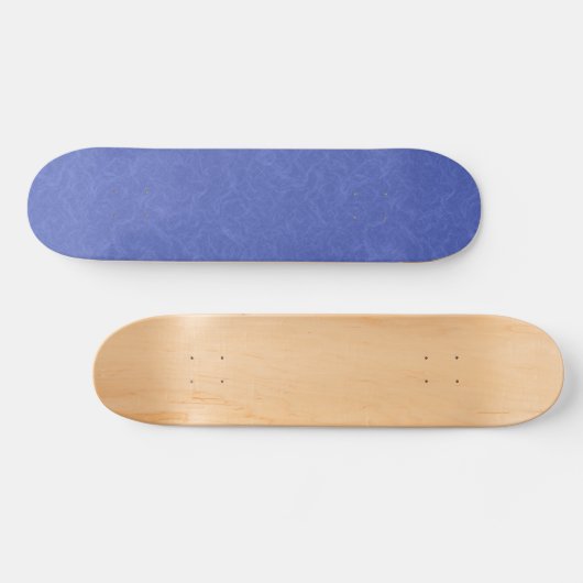 Blue textured pattern with swirling cloud skateboard (Horizontal)