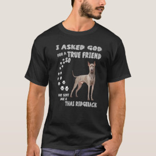 Blue Thai Ridgeback Sprichwort Mama Vater Costume  T-Shirt