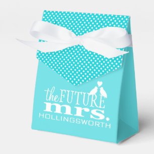 Blue The Future Mrs. Brautparty Geschenkschachtel
