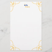 Blue The King Stationery Briefpapier (Vorderseite)