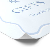 Blue The Knot Brautparty Cards & Gifts Poster (Ecke)