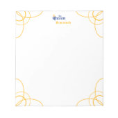 Blue The Queen Notepad Notizblock (Vorderseite)
