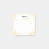 Blue The Queen Square Post-it Klebezettel (Vorderseite)