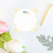 Blue The Queen Square Post-it Klebezettel