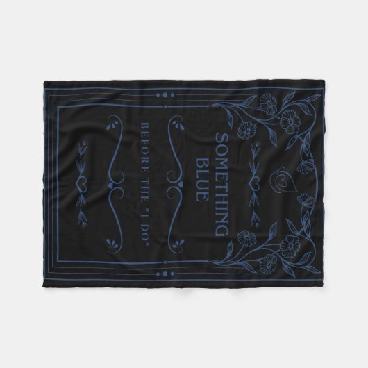 Blue Theme Bach Hen Party Matching Bride Wedding S Fleecedecke (Vorderseite (Horizontal))