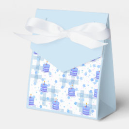 Blue-Themed Birthday Geschenkschachtel