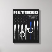 Blue Thin Line Grunge Canvas Print Leinwanddruck (Vorderseite)