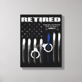 Blue Thin Line Grunge Canvas Print Leinwanddruck