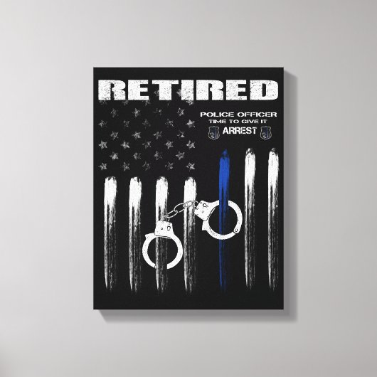 Blue Thin Line Grunge Canvas Print Leinwanddruck (Vorderseite)