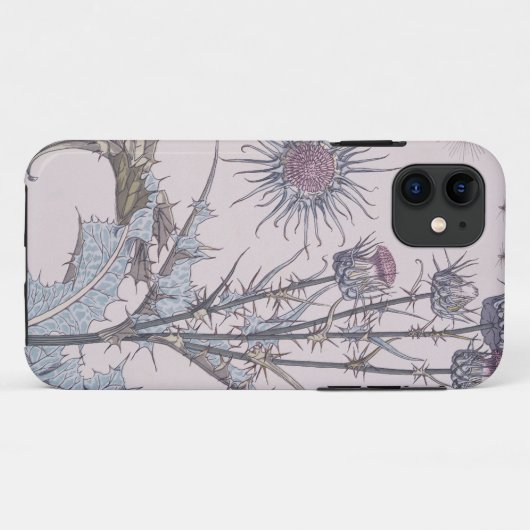 Blue Thistle Case-Mate iPhone Hülle (Rückseite (Horizontal))