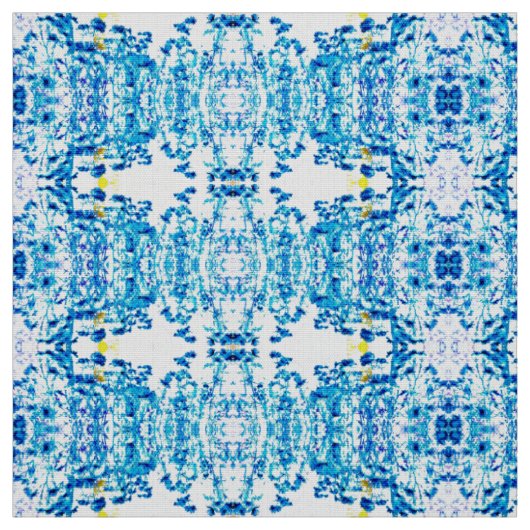 Blue Thistle Fabric Stoff (Muster)